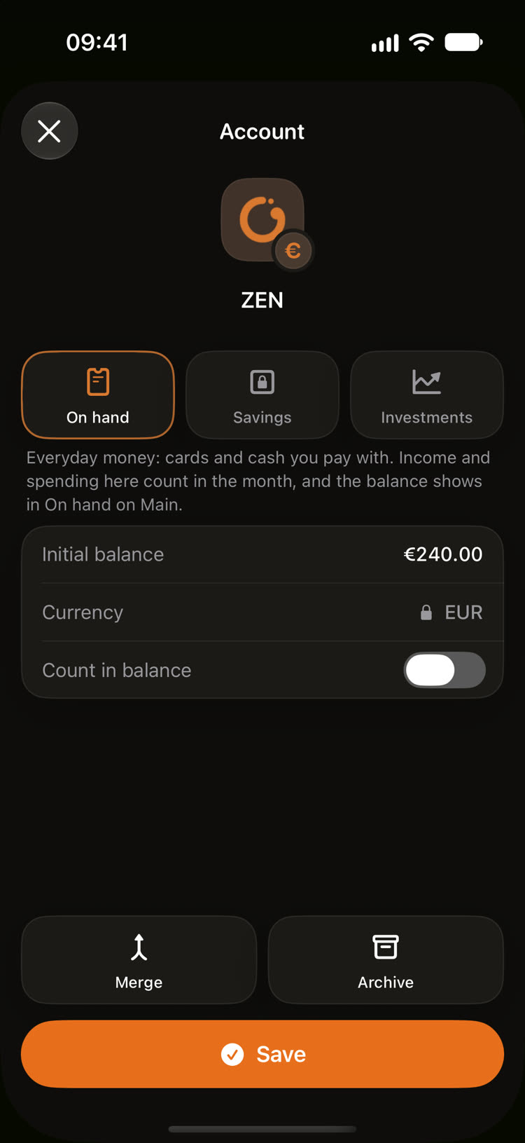 An everyday account outside the big number