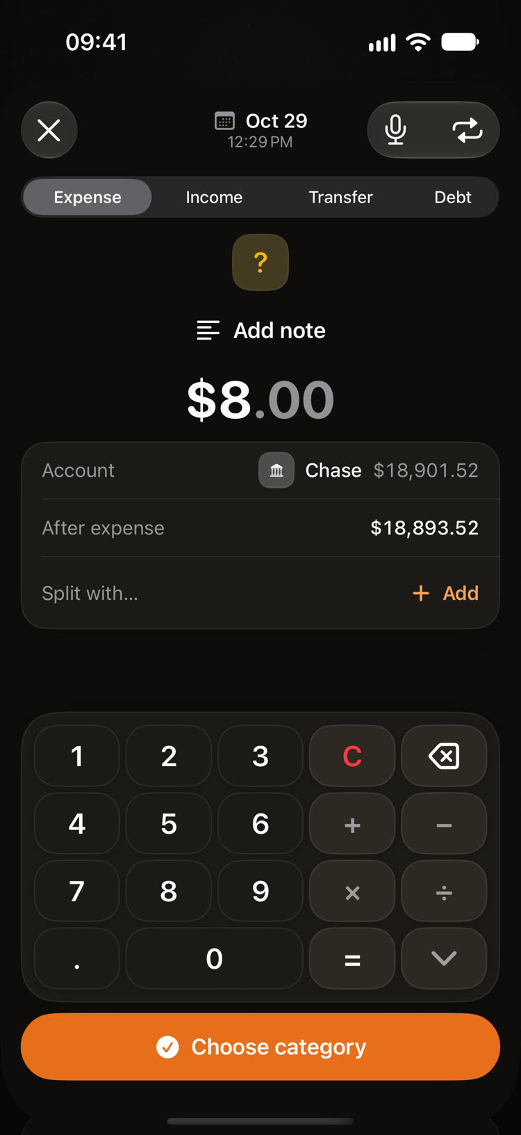 Amount 8